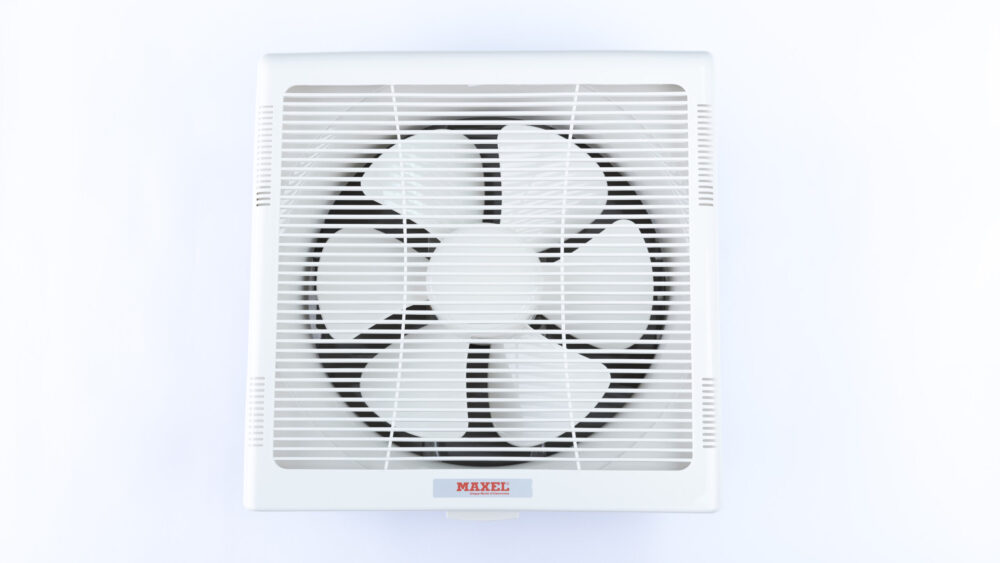 Maxel – Ventilating Fan 30 cm, with Grid, without Pull-cord, one-way, White - APB30-6A